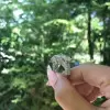 2.35ct Round Cut White Sapphire Engagement Ring