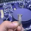 Handmade 2.5 CT Paved Round Brilliant Cut Ring