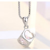 Handmade Stone In Cage Sterling Silver Pendent Necklace