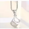 Handmade Stone In Cage Sterling Silver Pendent Necklace