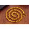 Men's 18K Gold Dragon Head End Chain