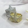 Men's Micro-pave Setting  Round Cut White Sapphire Star Ring