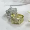 Men's Micro-pave Setting  Round Cut White Sapphire Star Ring
