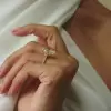 5ct Oval Cut Solitaire Engagement Ring In Gold