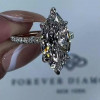 Classic Marquise Cut White Sapphire Engagement Ring