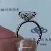 Classic Marquise Cut White Sapphire Engagement Ring