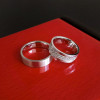 Silver Couple Ring/2pcs