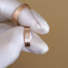 Sterling Silver Wedding Couple Ring In Gold