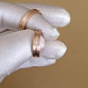 Sterling Silver Wedding Couple Ring In Gold