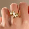 1.5ctw Marquise Cut White Sapphire Ring