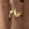 1.5ctw Marquise Cut White Sapphire Ring