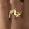 1.5ctw Marquise Cut White Sapphire Ring