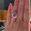 Stunning 5ct Classic Round Brilliant Cut White Sapphire Ring
