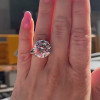 Stunning 5ct Classic Round Brilliant Cut White Sapphire Ring