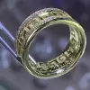 Round Cut White Sapphire Eternity Ring