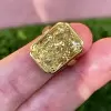 Radiant Cut Yellow Sapphire Engagement Ring