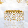 5.35ctw Marquise&Round Cut White Sapphire Eternity Band