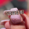 6.5ctw Cushion Cut Eternity Band