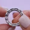 6.5ctw Cushion Cut Eternity Band