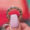 6.5ctw Cushion Cut Eternity Band