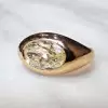 3ct Bezel Setting Oval Cut Light Yellow Sapphire Ring