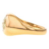3ct Bezel Setting Oval Cut Light Yellow Sapphire Ring