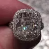 Halo Cushion Cut Engagement Ring