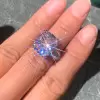 12ct Cushion Cut White Sapphire Bold Engagement Ring