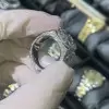 23ctw Men's Iced Out Ring in Sterling Silver