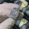 23ctw Men's Iced Out Ring in Sterling Silver