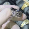 23ctw Men's Iced Out Ring in Sterling Silver