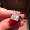 6.8ct Fancy Pink Sapphire Engagement Ring