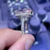 14ct Cushion Cut Pink Sapphire Engagement Ring