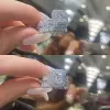 3.5ct Radiant Cut White Sapphire Wedding Ring Set