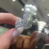 3.5ct Radiant Cut White Sapphire Wedding Ring Set