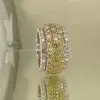 7.55ct Round Cut Yellow Sapphire Wedding Band 