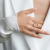White Pearl Free Open Ring