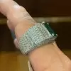 10ct Invisible Setting Emerald Engagement Ring