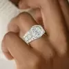 23ctw Men's Iced Out Ring in Sterling Silver