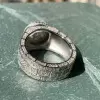 23ctw Men's Iced Out Ring in Sterling Silver
