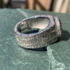 23ctw Men's Iced Out Ring in Sterling Silver