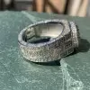 23ctw Men's Iced Out Ring in Sterling Silver