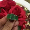 9.5ct Asscher Cut Emerald Three-stone Vintage Cocktail Ring