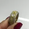 16.75ct Radiant Cut Yellow Sapphire Eternity Ring