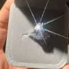 4ct Pear Cut White Sapphire Engagement Ring