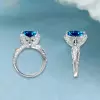 12ct Cushion Cut Aquamarine Mermaid Inspired Cocktail Ring