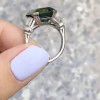 14ct Emerald Art Deco Vintage Cocktail Ring