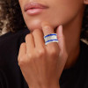 5.5ctw Princess Cut Blue Sapphire Women's Wedding Band