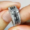 1.5ct Oval Cut White Sapphire Engagement Ring