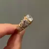 3.5ct Horizental Bezel Radiant Cut Cocktail Ring